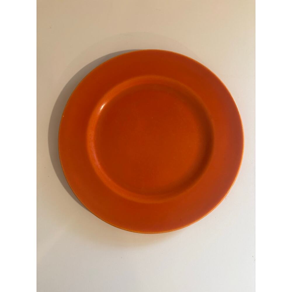 Poppy Trail by Metlox Orange Plate made in USA